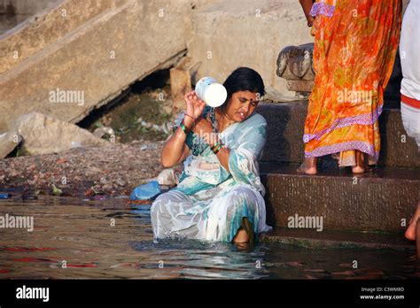 village aunty bathroom|1,106 River Bathing Indian Women Stock Photos and High